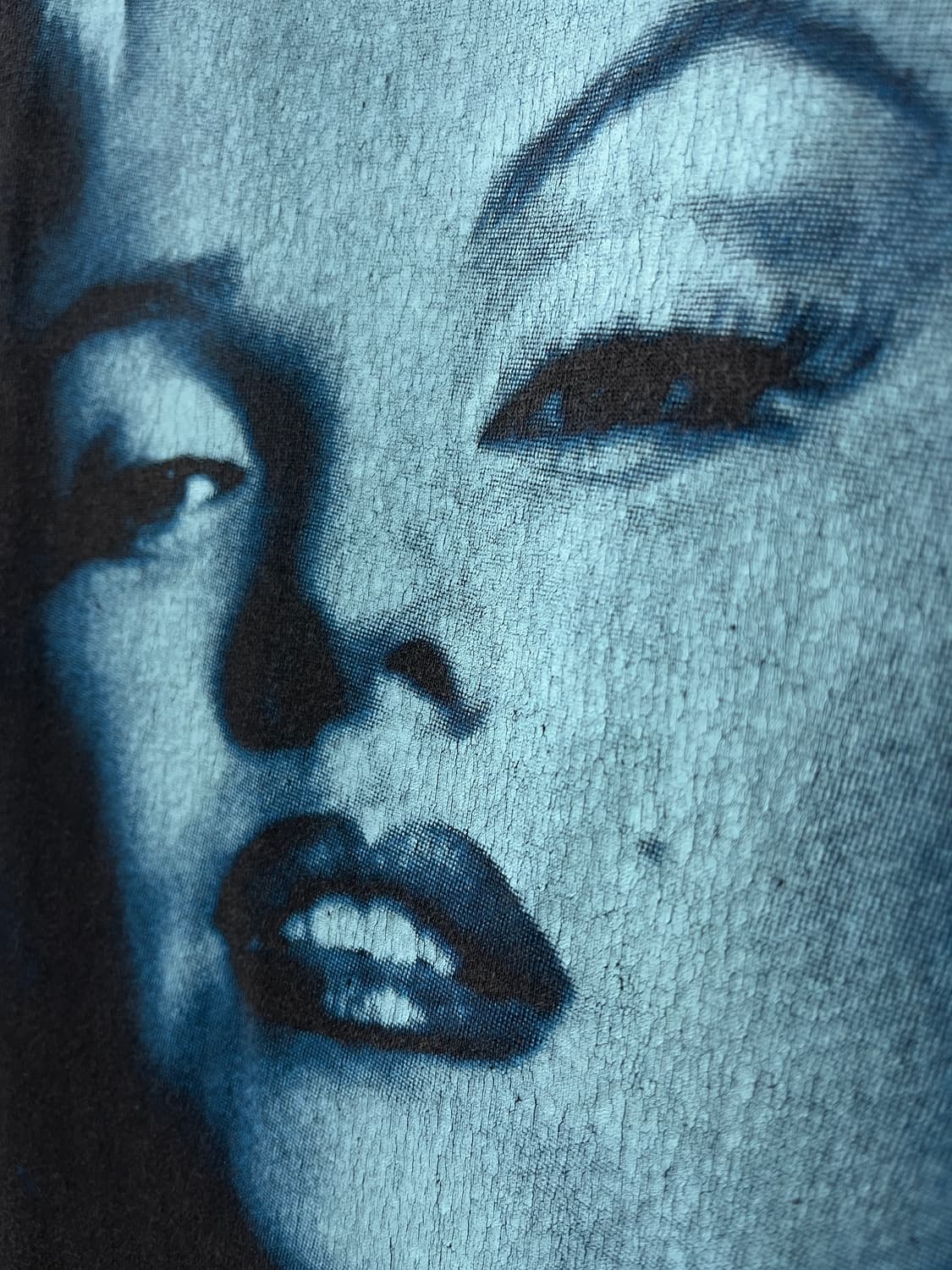 1994's 마를린먼로 페이스 크랙 페이딩 빈티지 티셔츠 상품이미지5