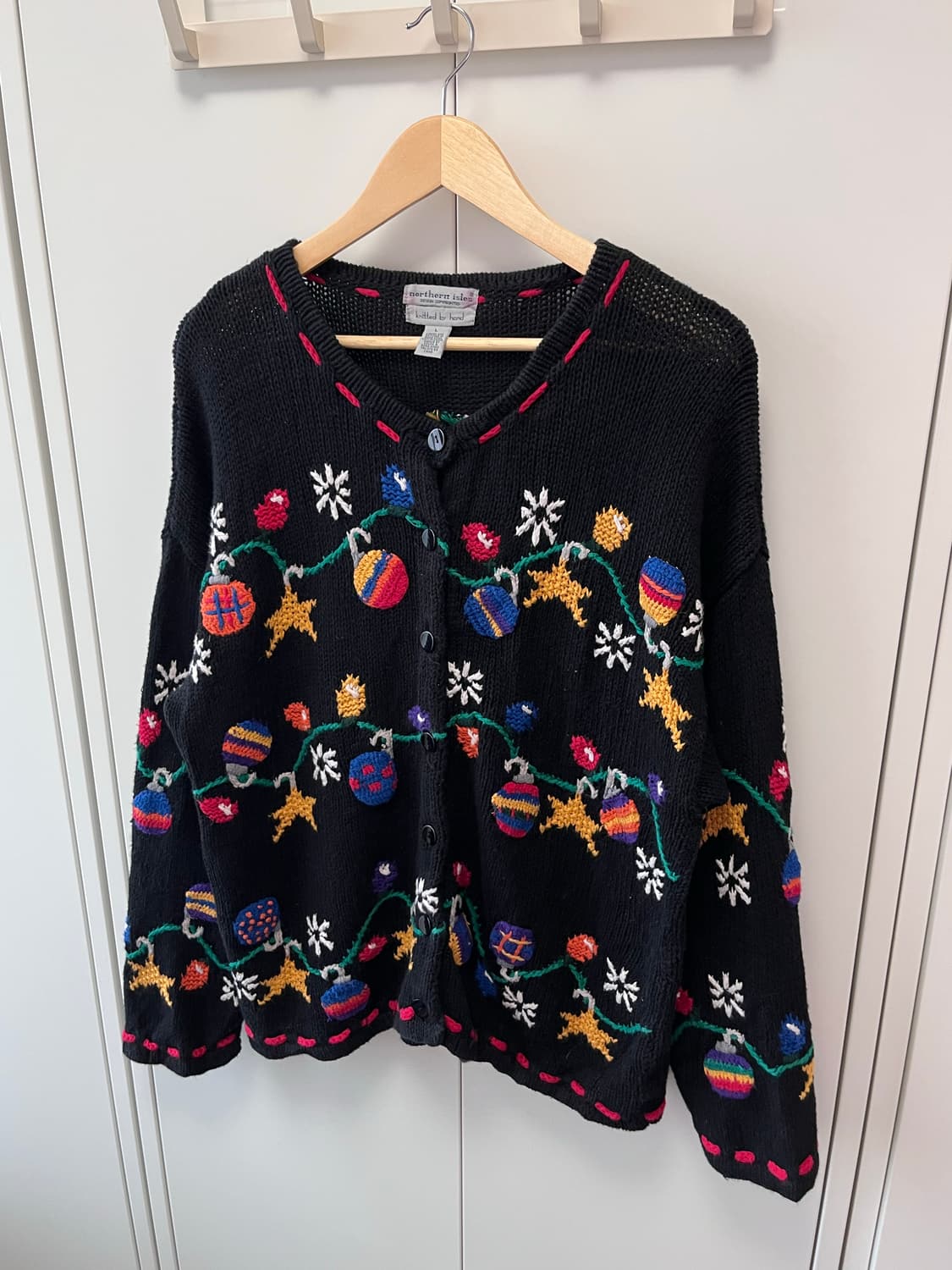 Northern isles 프리미엄 크리스마스 니트 가디건 상품이미지6