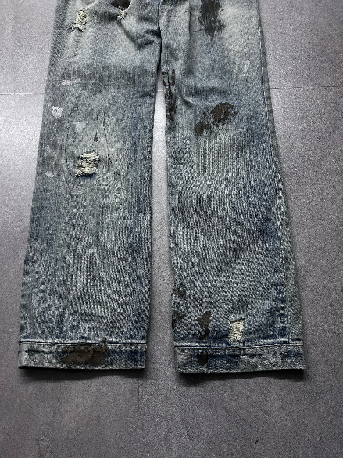 돌체앤가바나 더티 페인팅 워싱 데님 상품이미지9