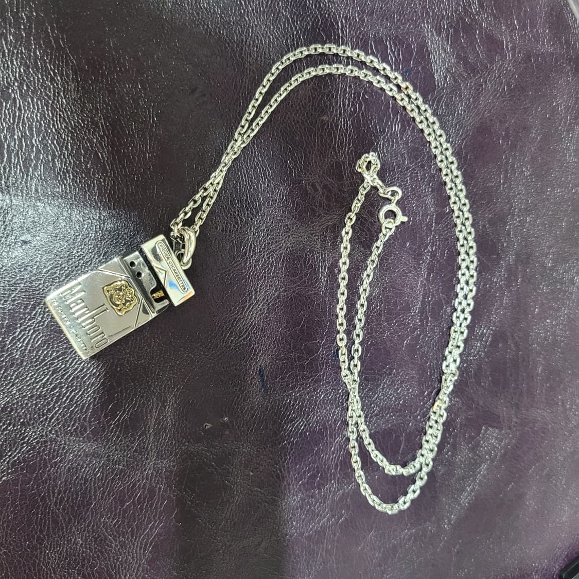 케이스 실버 은 목걸이 상품이미지2