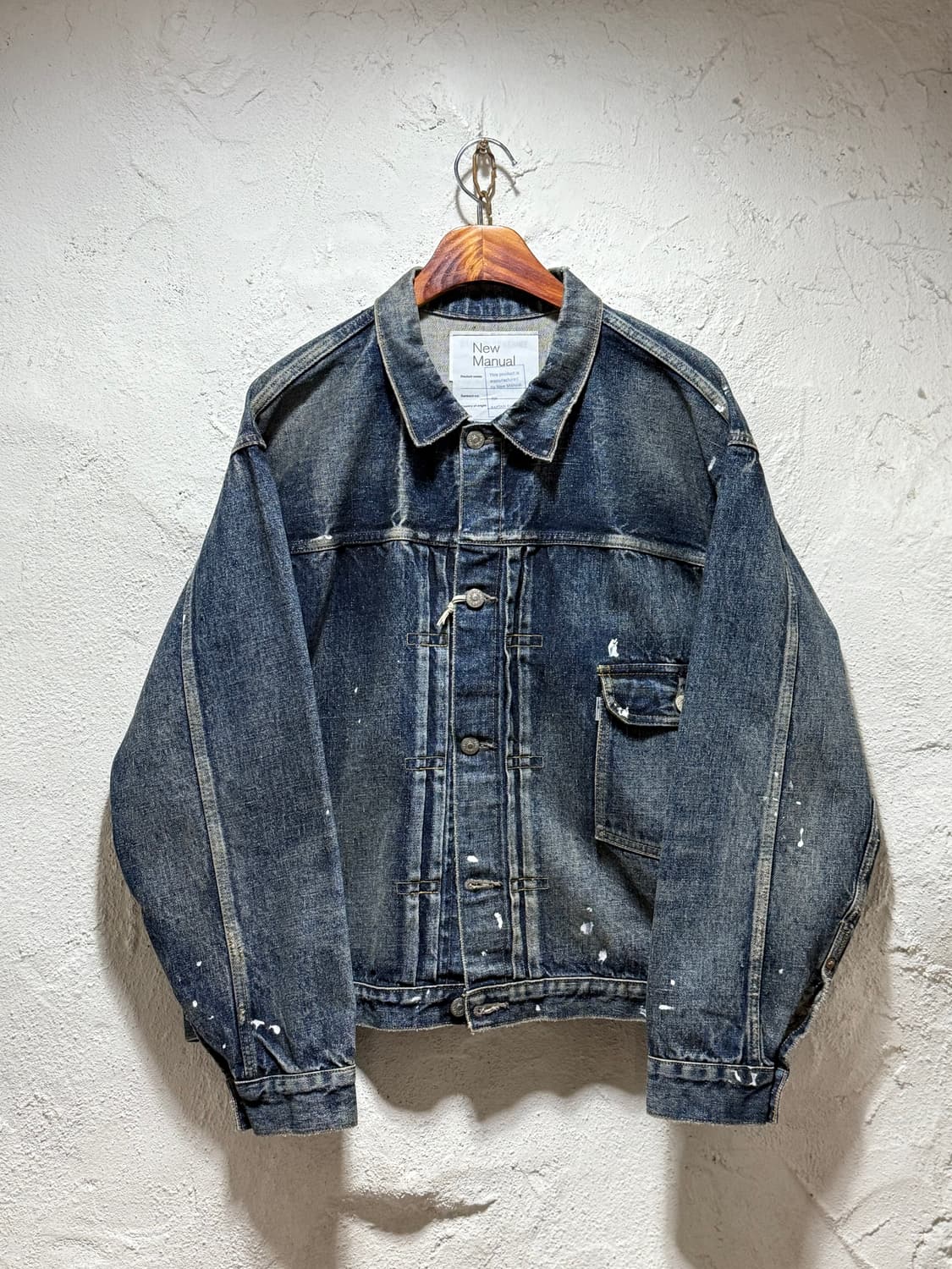 Kaptain Sun x New Manual t-Back Denim Ja 상품이미지1