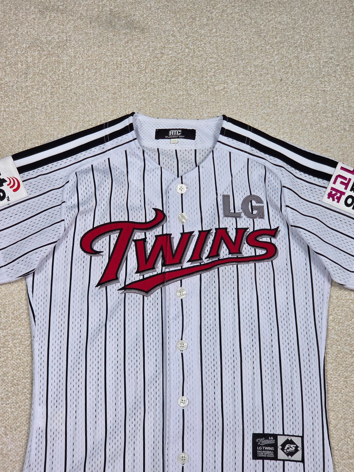 [LG 트윈스] 홈 스트라이프 이동현 마킹 유니폼 | S00156 상품이미지2