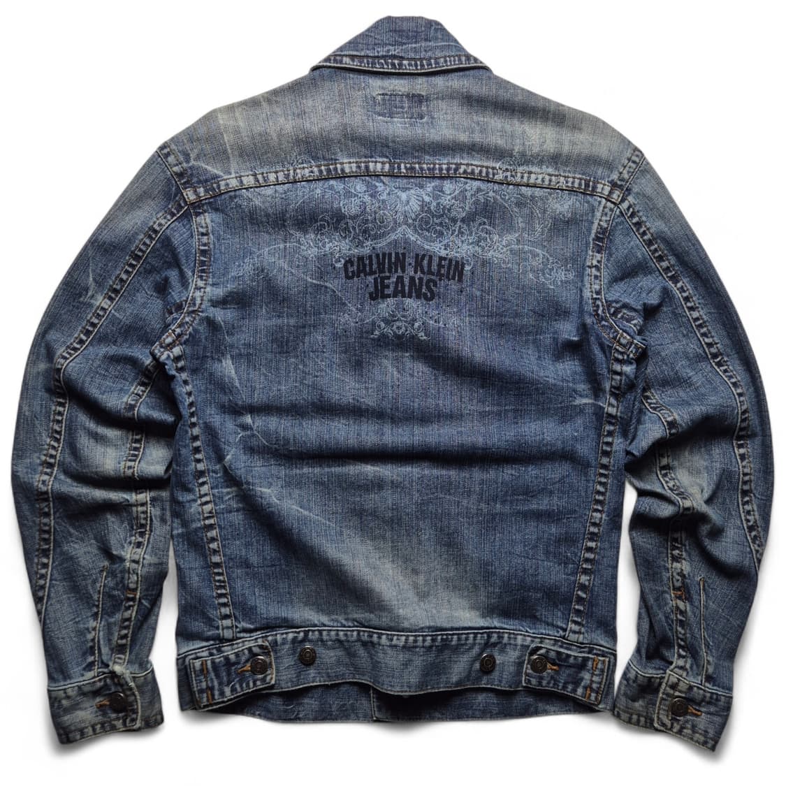 [M] 캘빈클라인 로고 데님자켓 상품이미지7