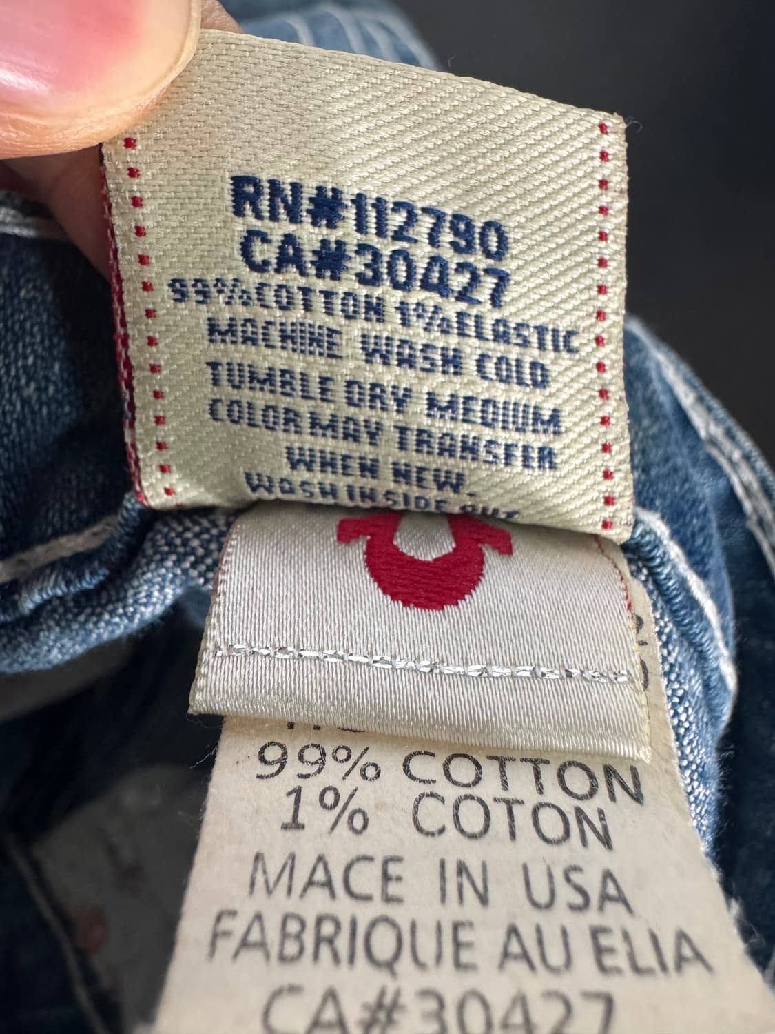 희귀!! 여성 트루릴리전 조이 슈퍼 T 부츠컷 데님팬츠 상품이미지4