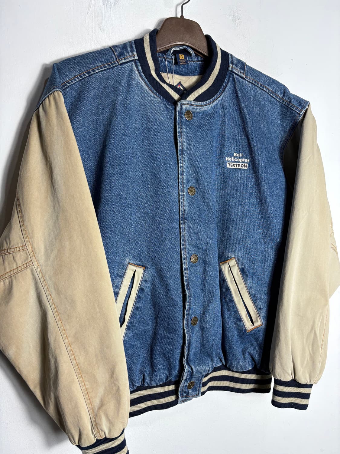 South bay 데님 바시티 점퍼 상품이미지2