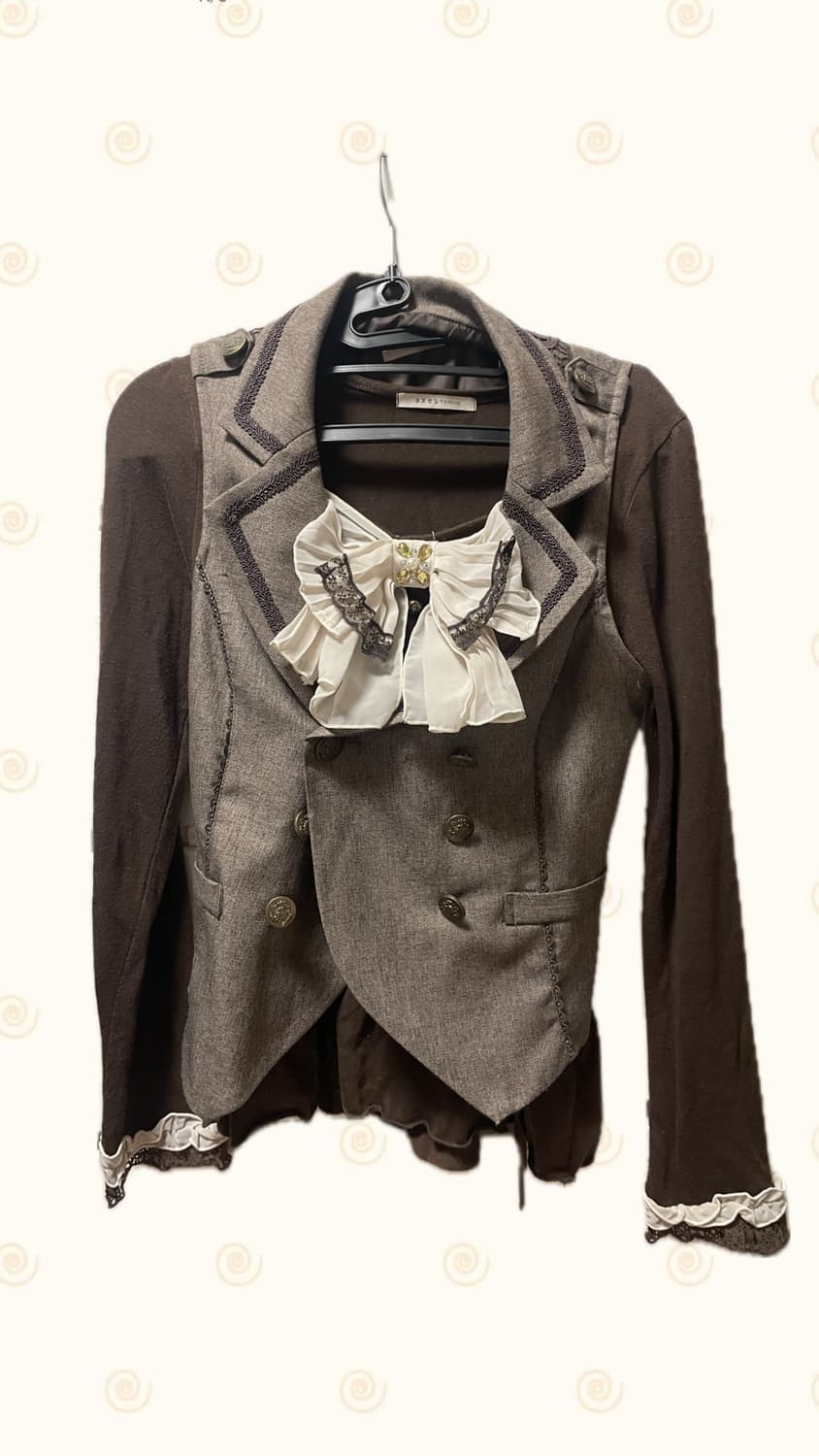 엑시즈팜 리본 블라우스 & 엑시즈팜 베스트 상품이미지1