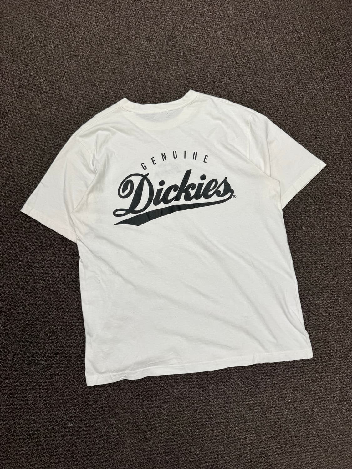 3L)디키즈 빈티지 자수 프린팅 로고 화이트 반팔 상품이미지5