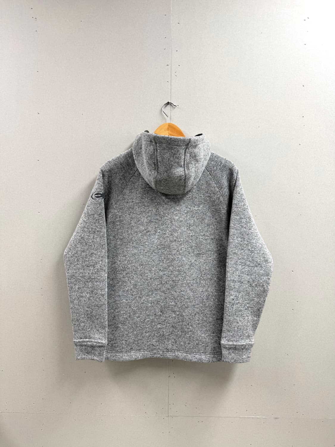 남성 L 100 / 아이더 플리스 후드 집업 그레이 상품이미지6