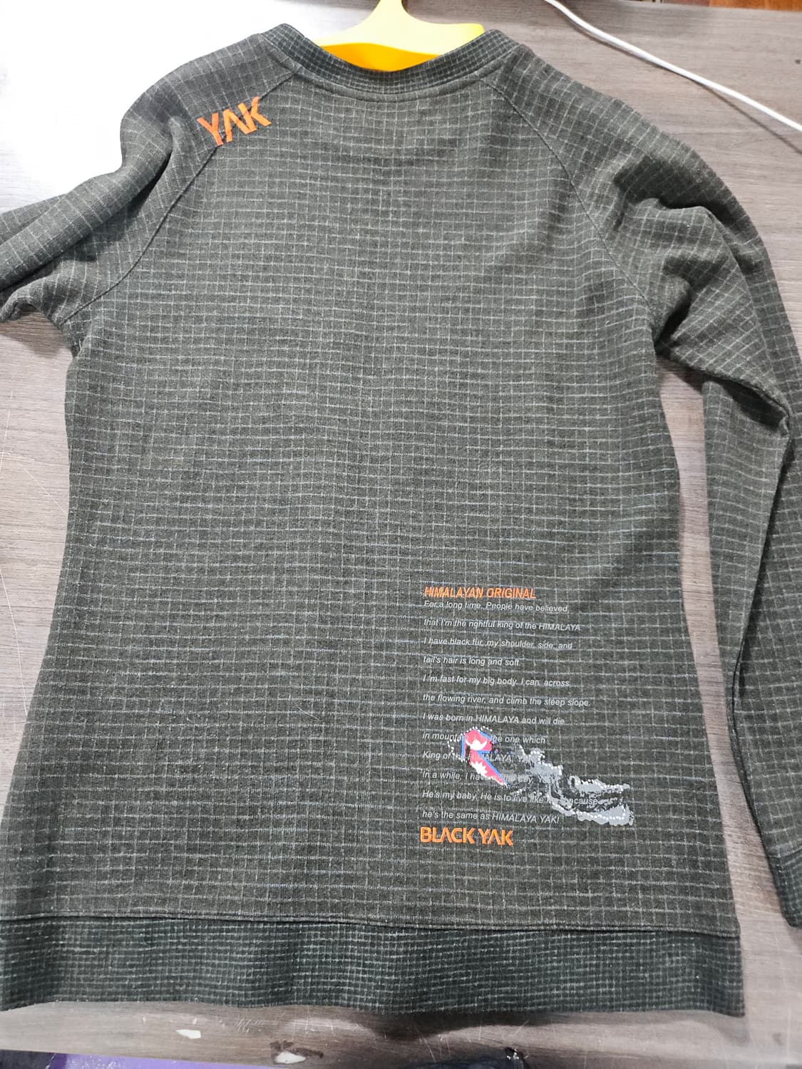 블랙야크 소 프린팅 긴팔 티셔츠 95 상품이미지3