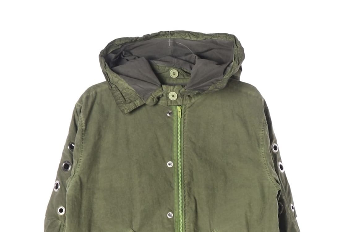 SLK 505 빈티지 그래피티 아일렛 피쉬테일 개파카 상품이미지3