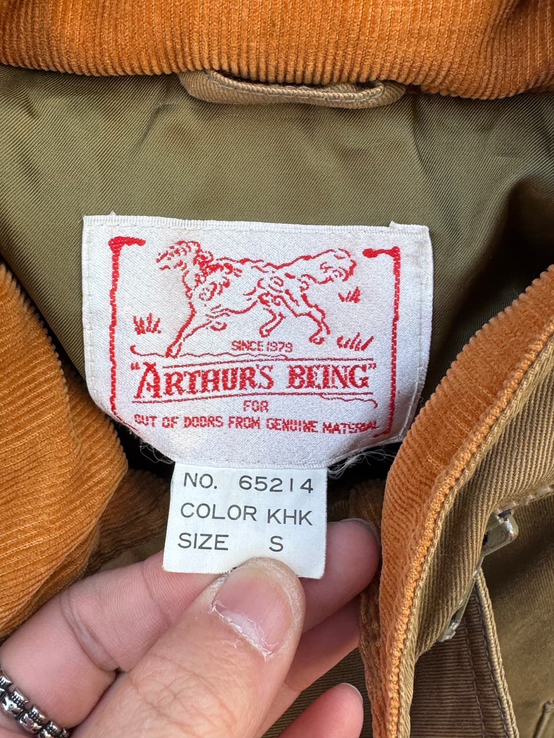 Arthur's Being 헌팅자켓  상품이미지3