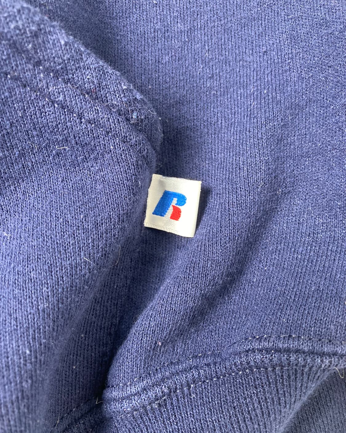 90s Russell Zip Up Hoodie (navy) 상품이미지5