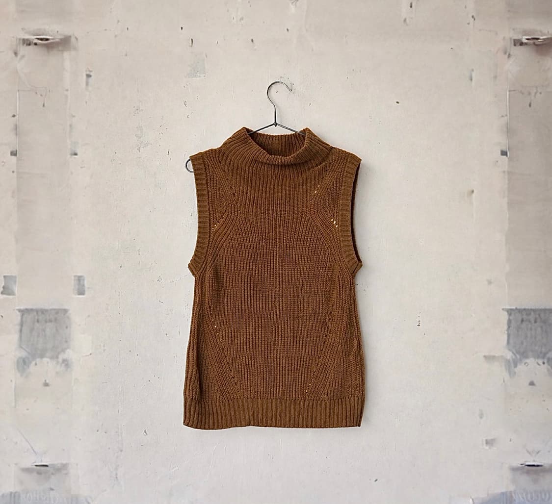 Japanese Vintage Brown Top 상품이미지1