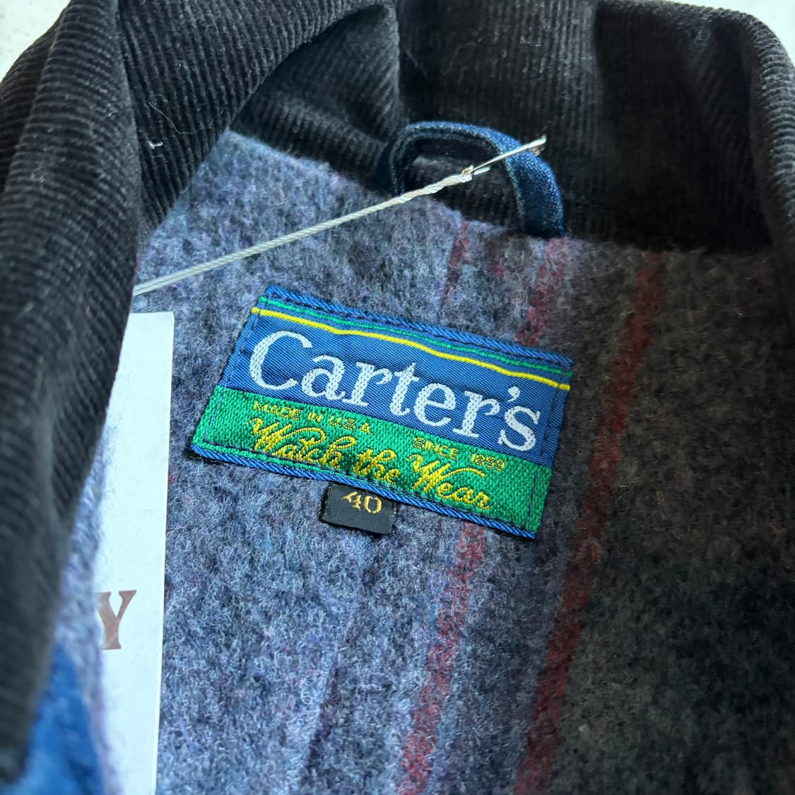 90s USA Carters 카터스 빈티지 초어 워크자켓 40 상품이미지9