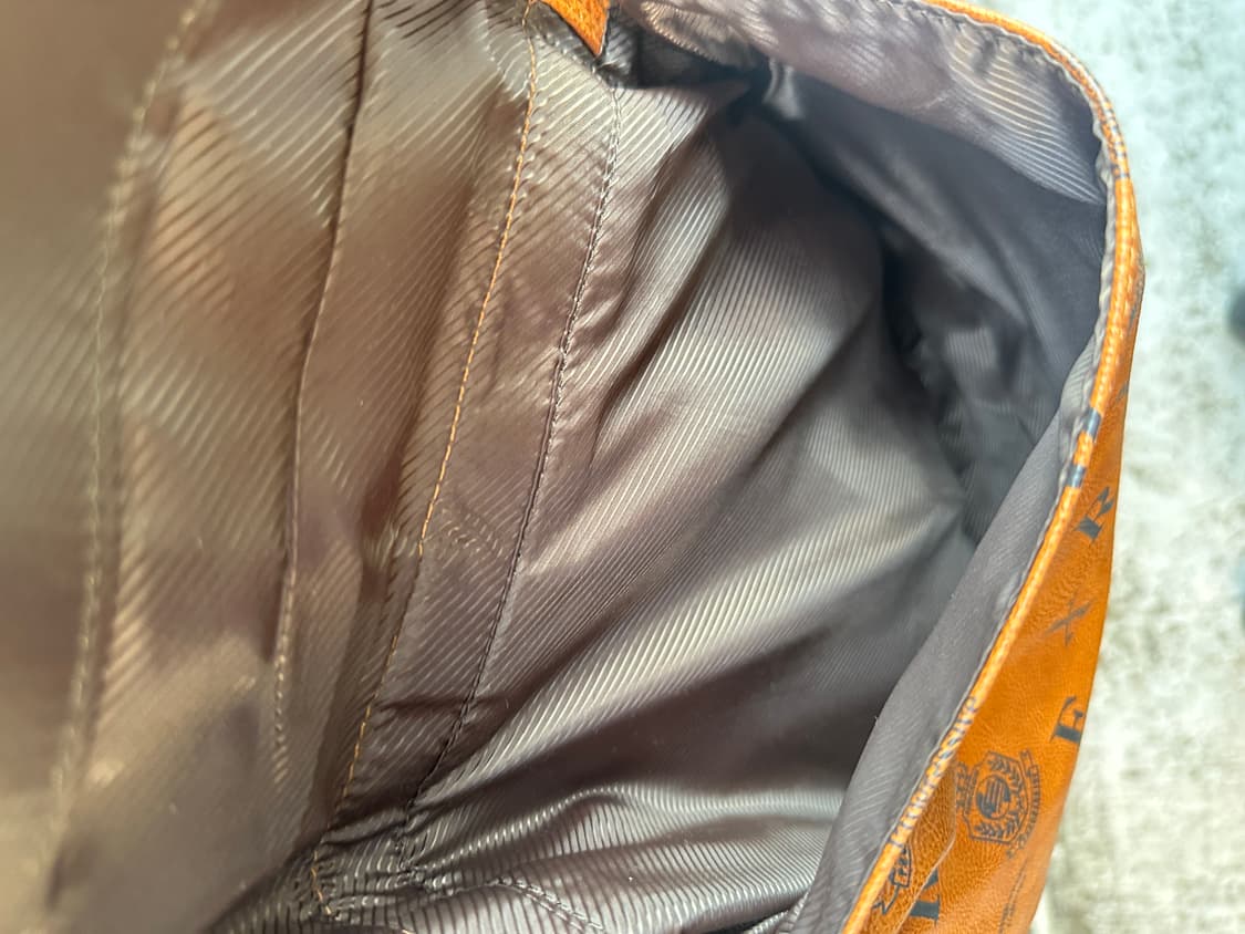 EXR multi pocket brown leather bag 상품이미지6