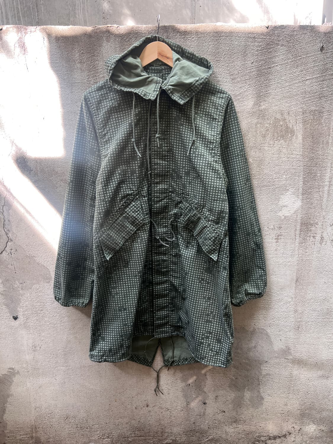 80‘s US Army 데저트 나이트 카모 피쉬테일 파카 상품이미지1