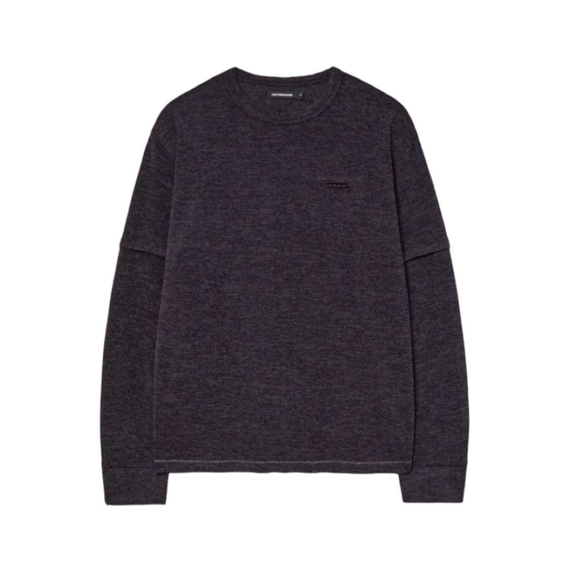 해칭룸 레이어 커프스 티 다크 퍼플 상품이미지1