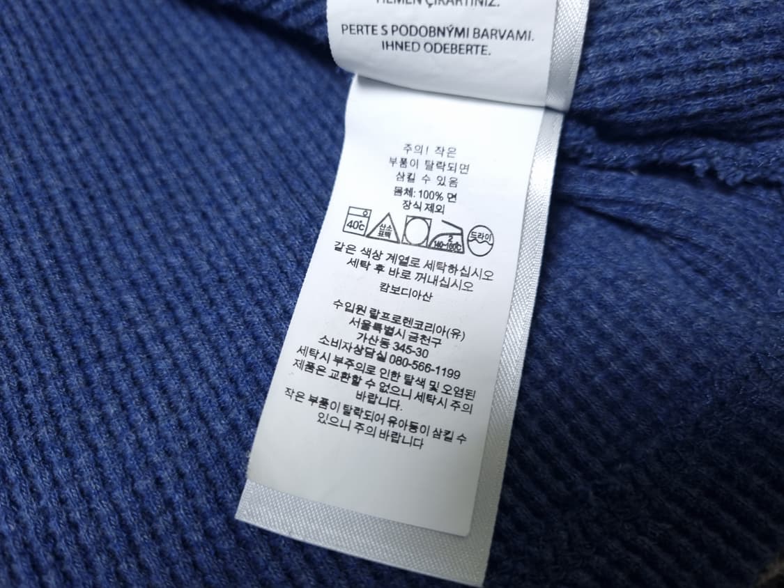 [무료배송][S]폴로 여성용 롱슬리브 와플티 긴팔티 상품이미지8