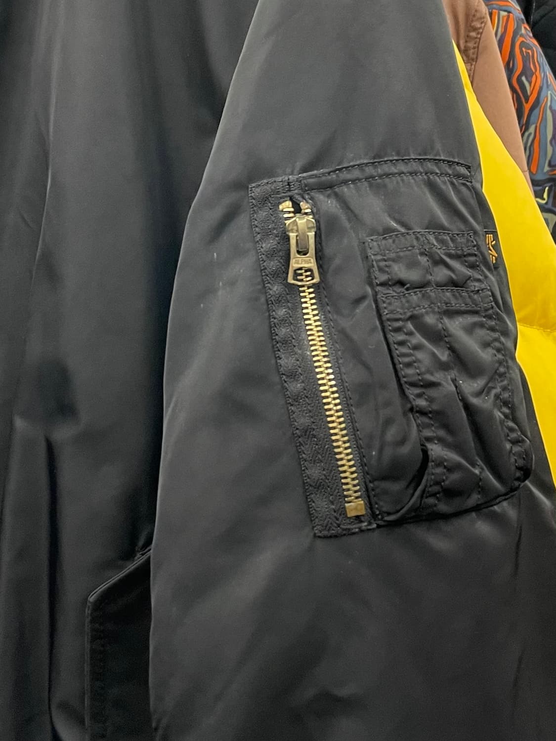 Alpha 알파인더스트리 블랙 ma-1 자켓 상품이미지6