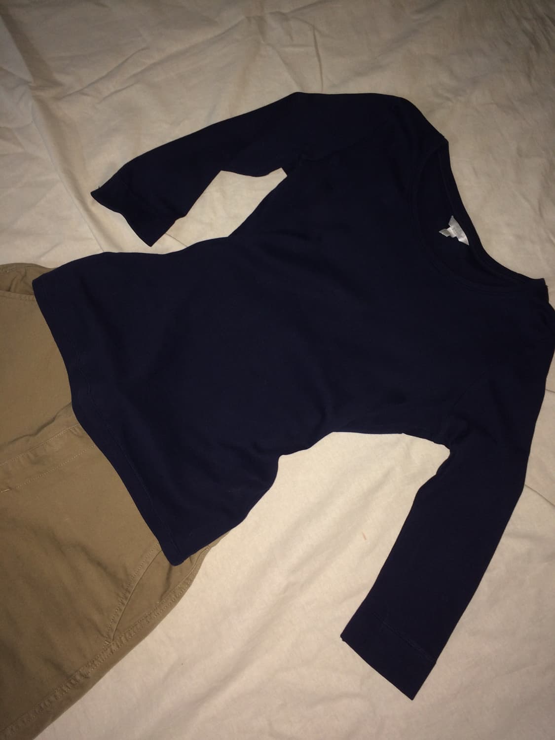 Navy 3/4 sleeve T 상품이미지4