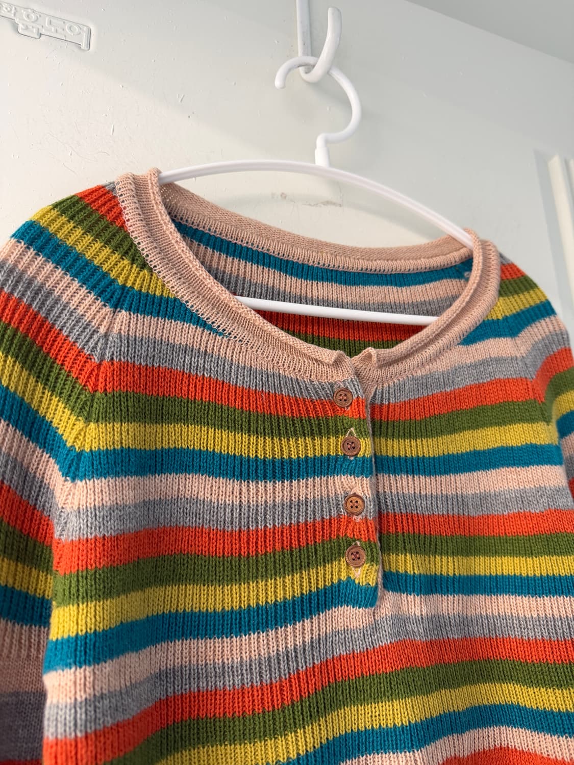 일본빈티지 모리 하구미 무지개니트 상품이미지6