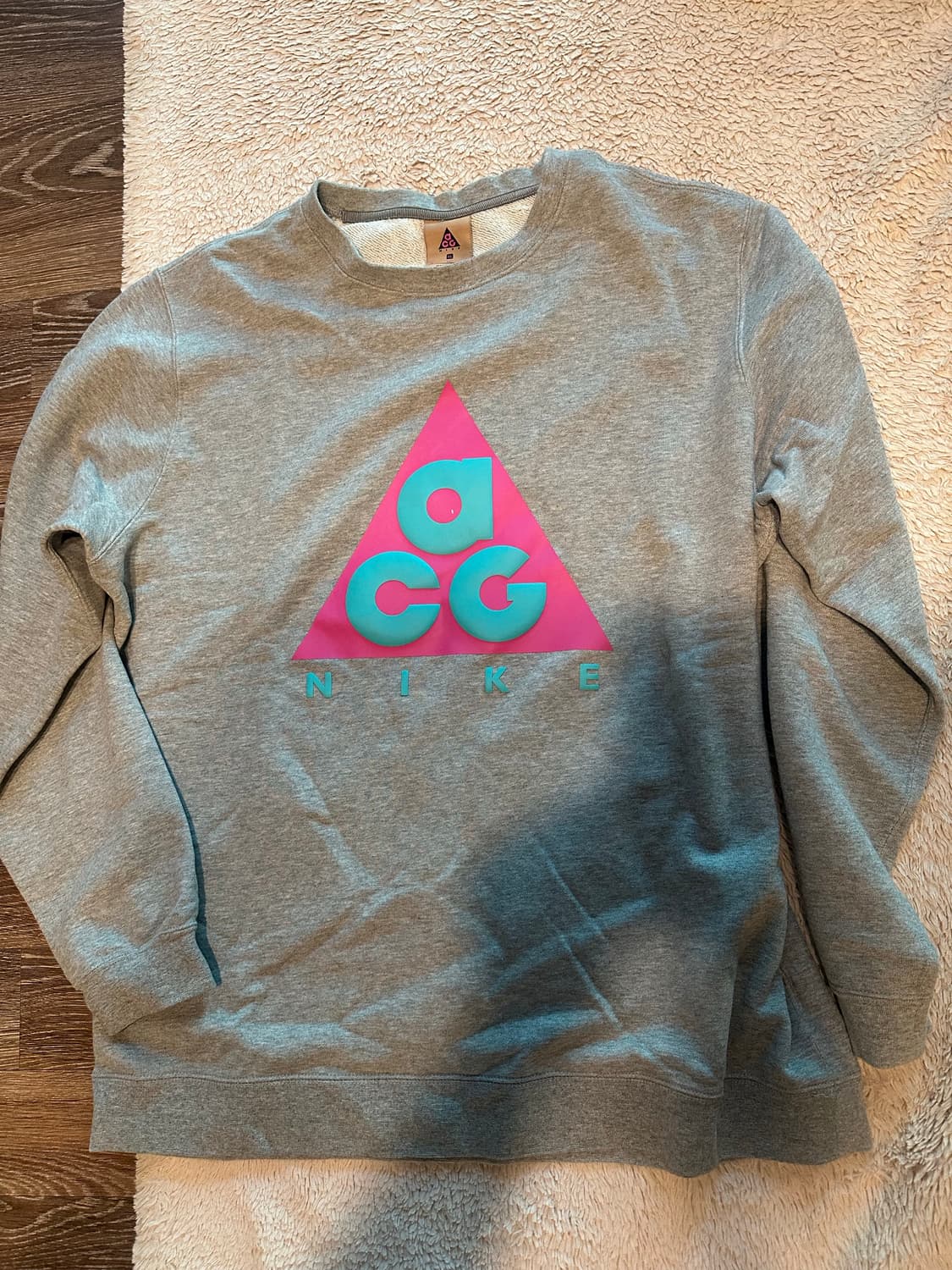 나이키 ACG 프론트 로고 스웻셔츠 그레이 상품이미지3