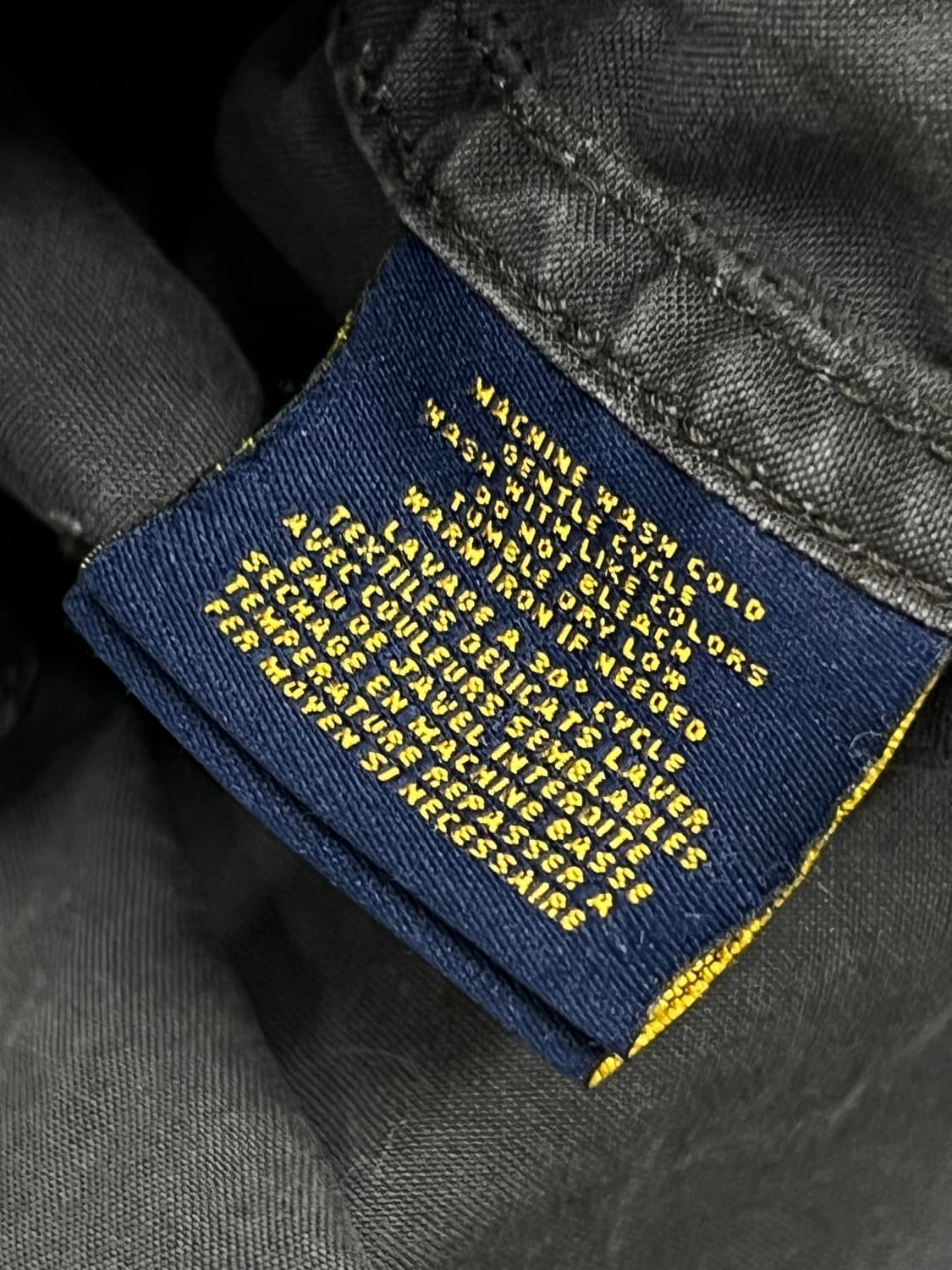 (S) 랄프로렌 럭비 해골패치 사파리 야상 자켓 상품이미지4