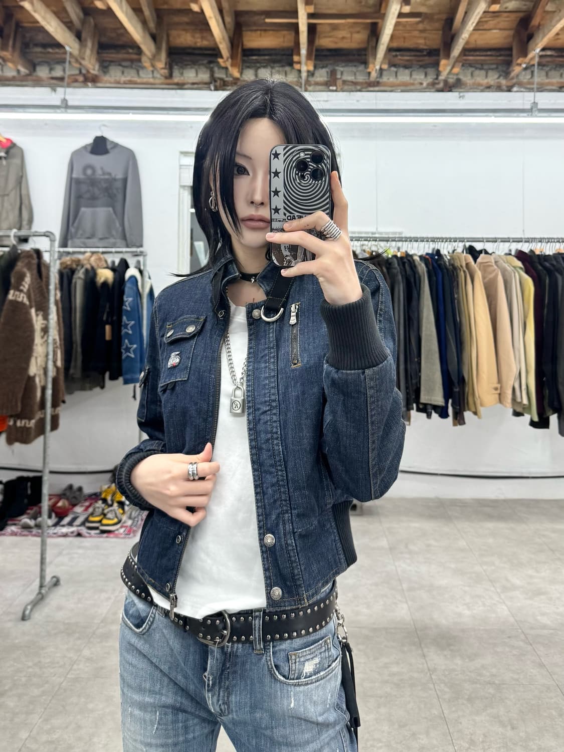 Fr jeans 데님 블루종 자켓 상품이미지9