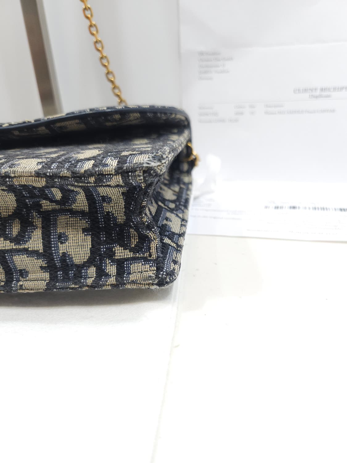 디올 오블리크 새들 체인 파우치 상품이미지6