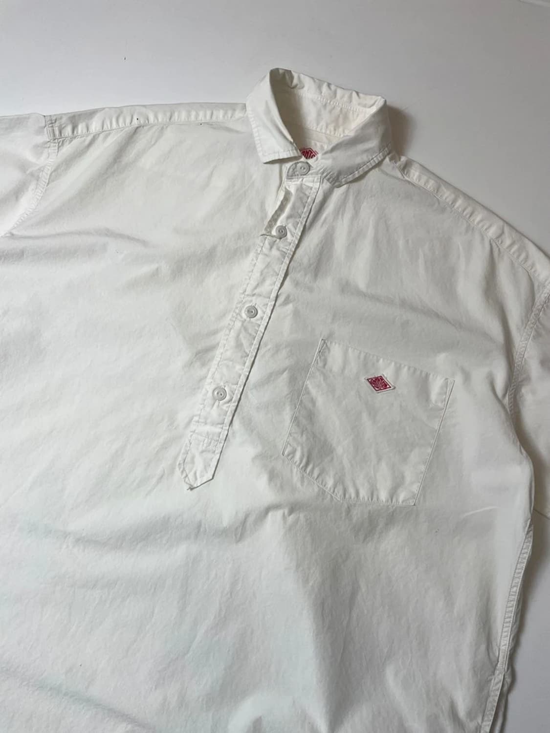 단톤 풀오버 코튼 셔츠 원피스 PN9534 상품이미지2