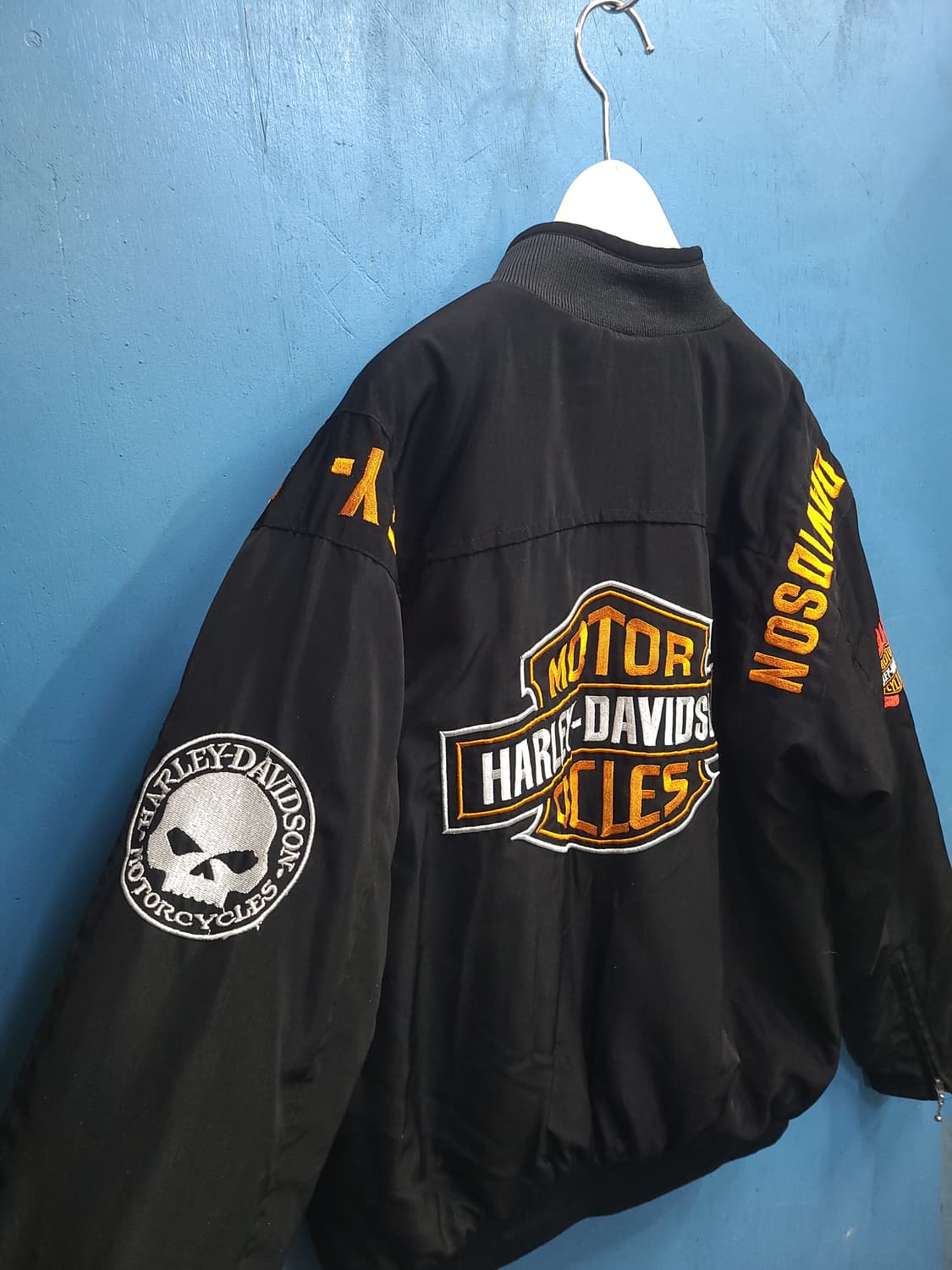희귀 빈티지 할리데이비슨 블루종 상품이미지4