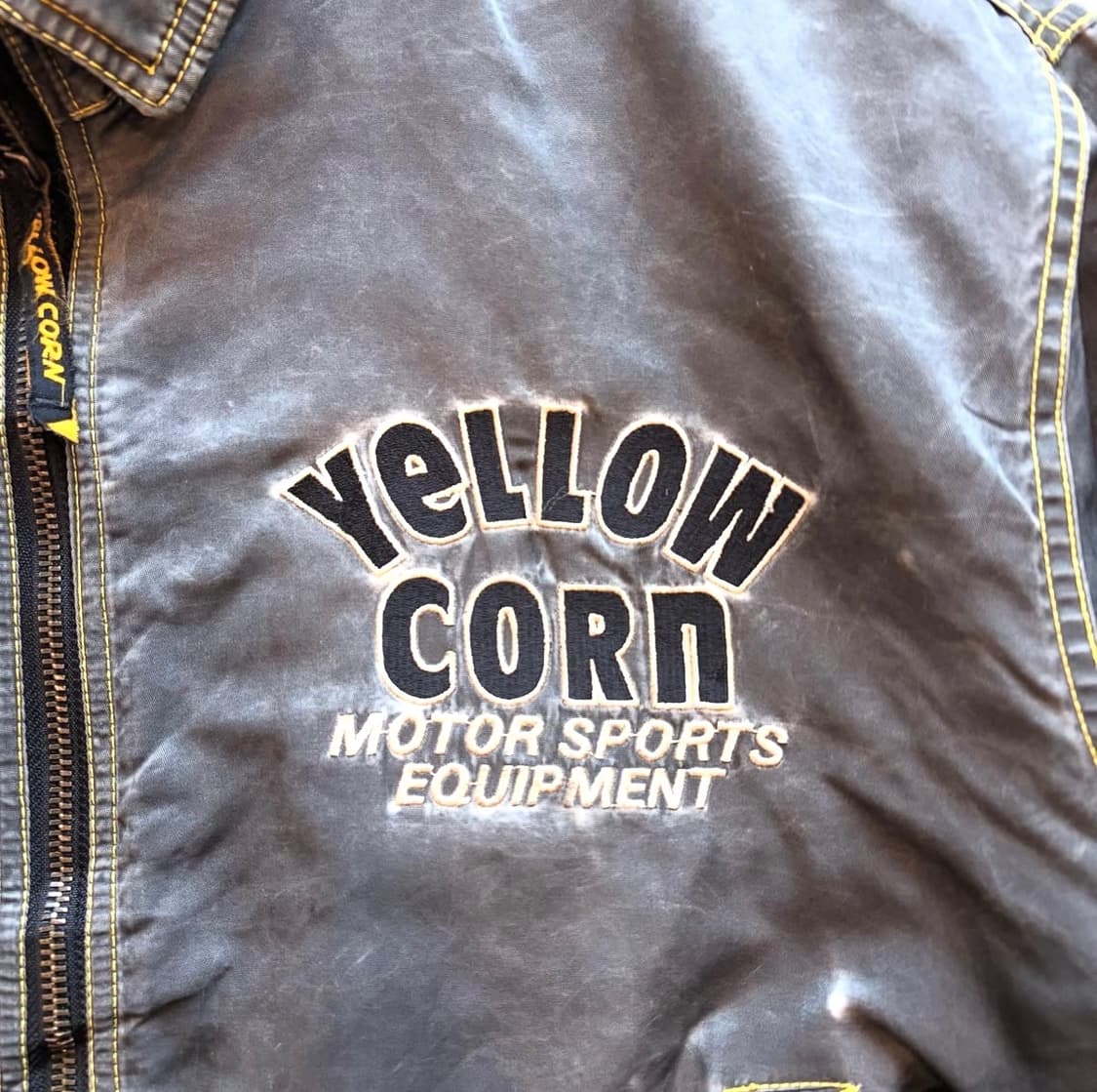 90's Yellow corn 모터 자켓 상품이미지6