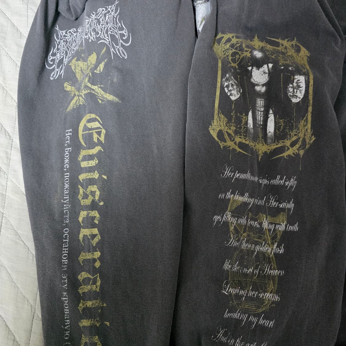 [XL] 체인소맨 레저 부틀렉 이더리얼 스튜디오 페이드 블랙 롱슬리브 상품이미지4