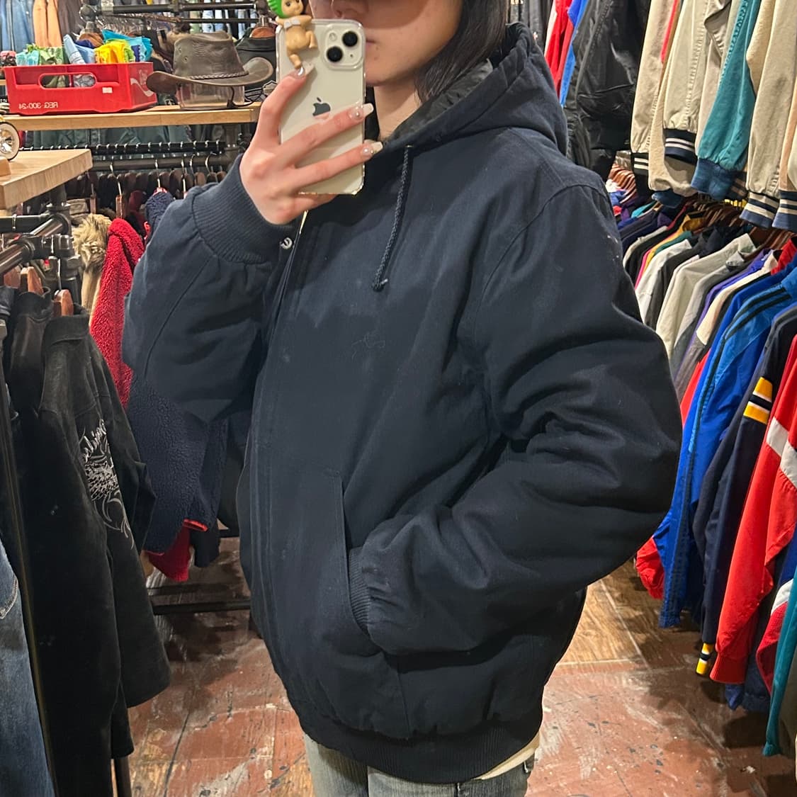 [HI] tri mountain 후드 자켓 네이비 상품이미지4