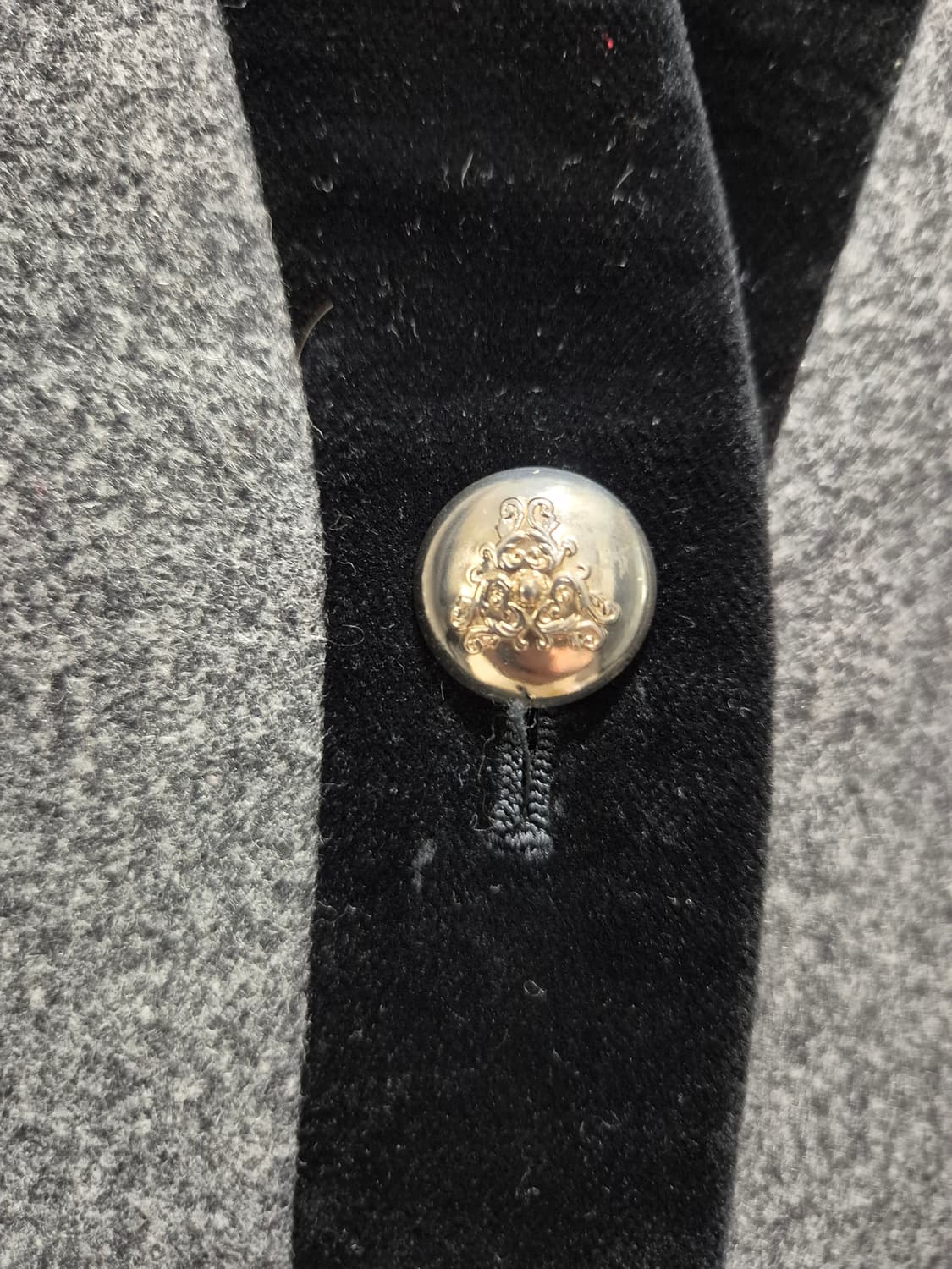 (타임세일) JPN vtg 그레이 울 혼방 자켓 상품이미지3