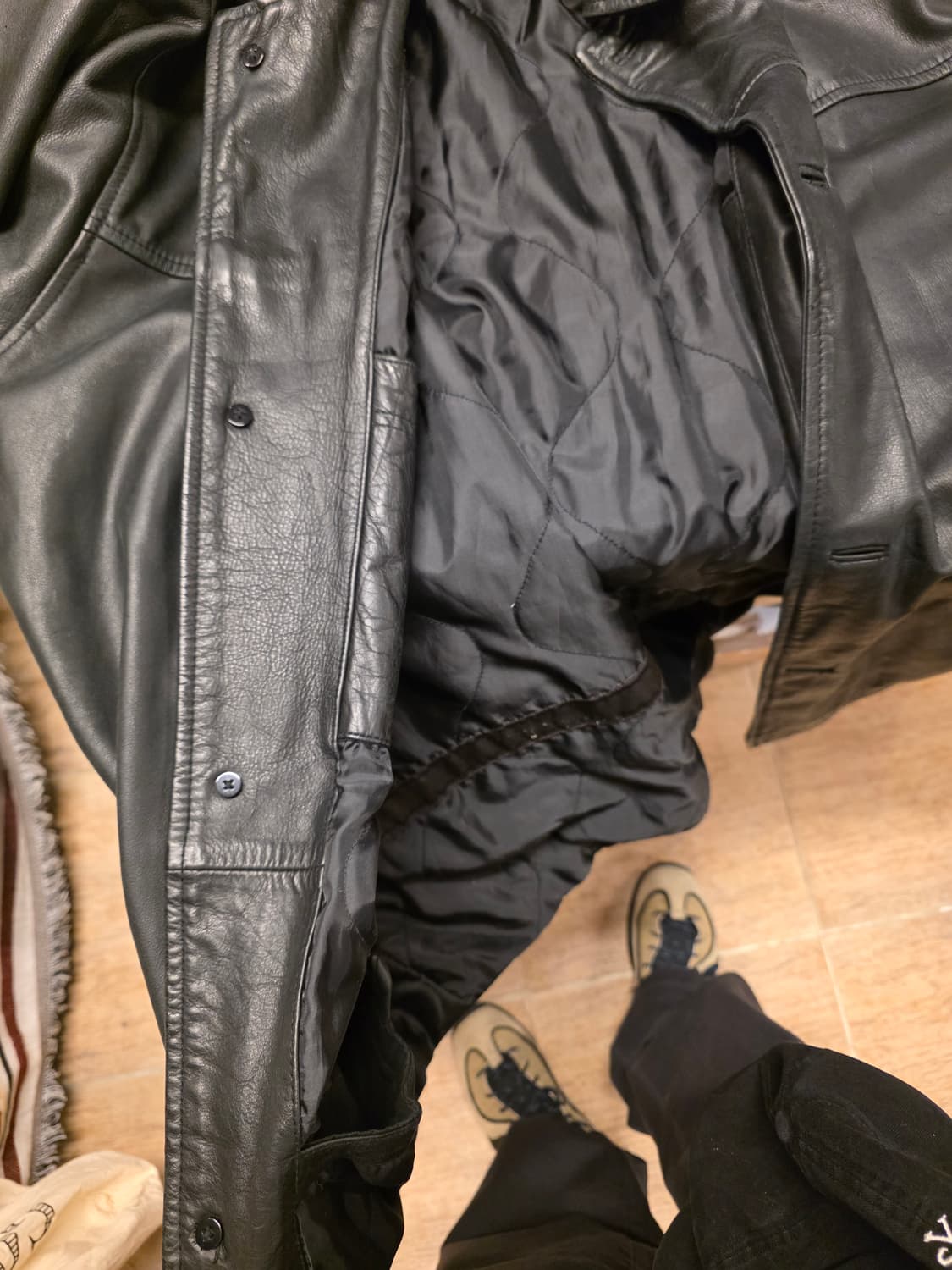 올드갭 레더 카코트 L사이즈 상품이미지7