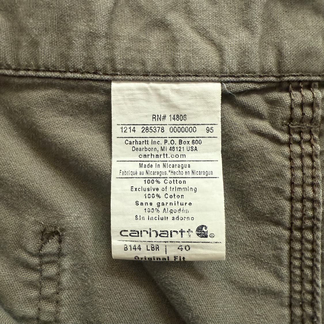 [Carhartt] 칼하트 카펜터 워크팬츠 반바지 c-6 상품이미지7