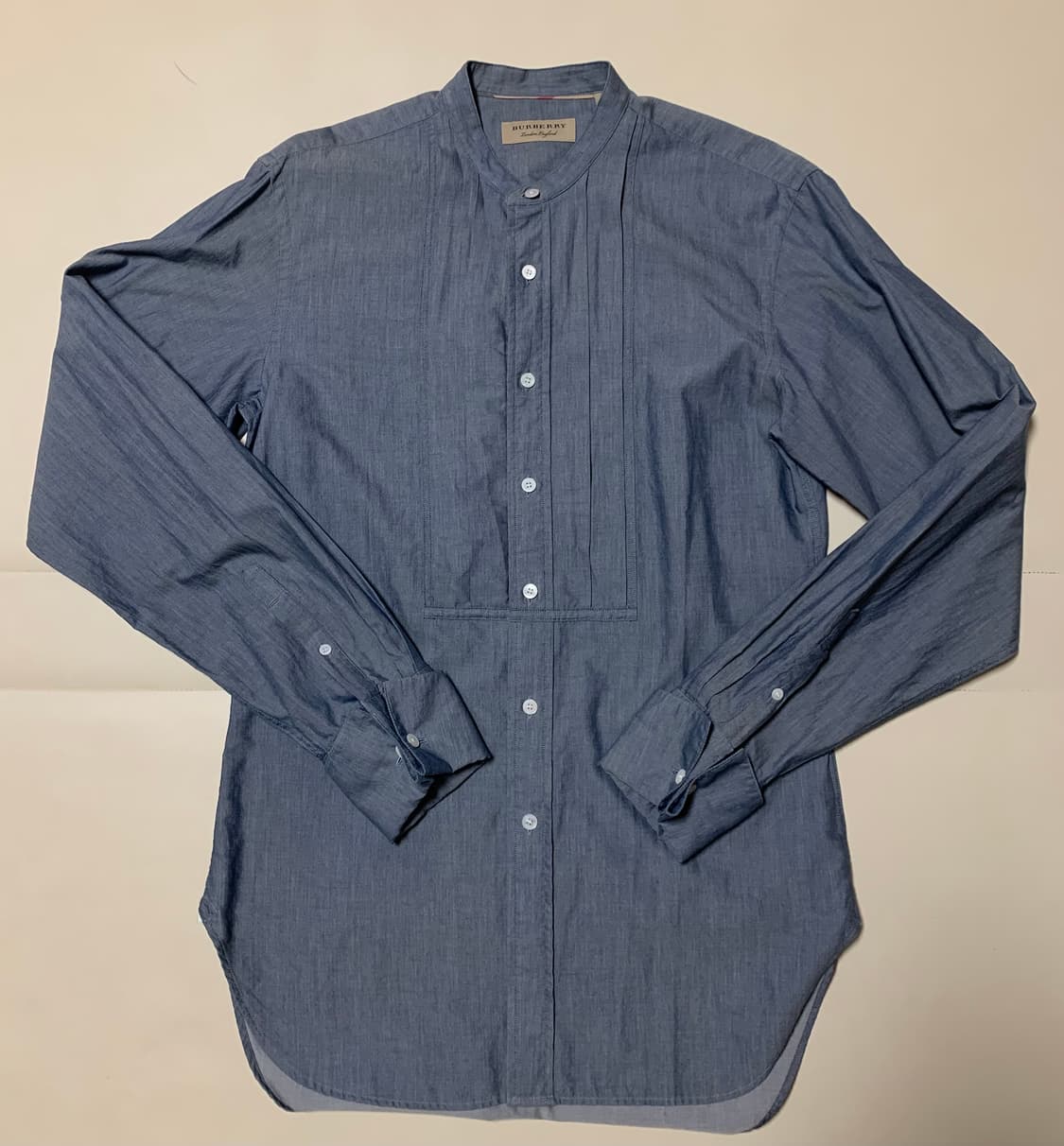 버버리 런던 벤플릿 셔츠 데님 블루 상품이미지1