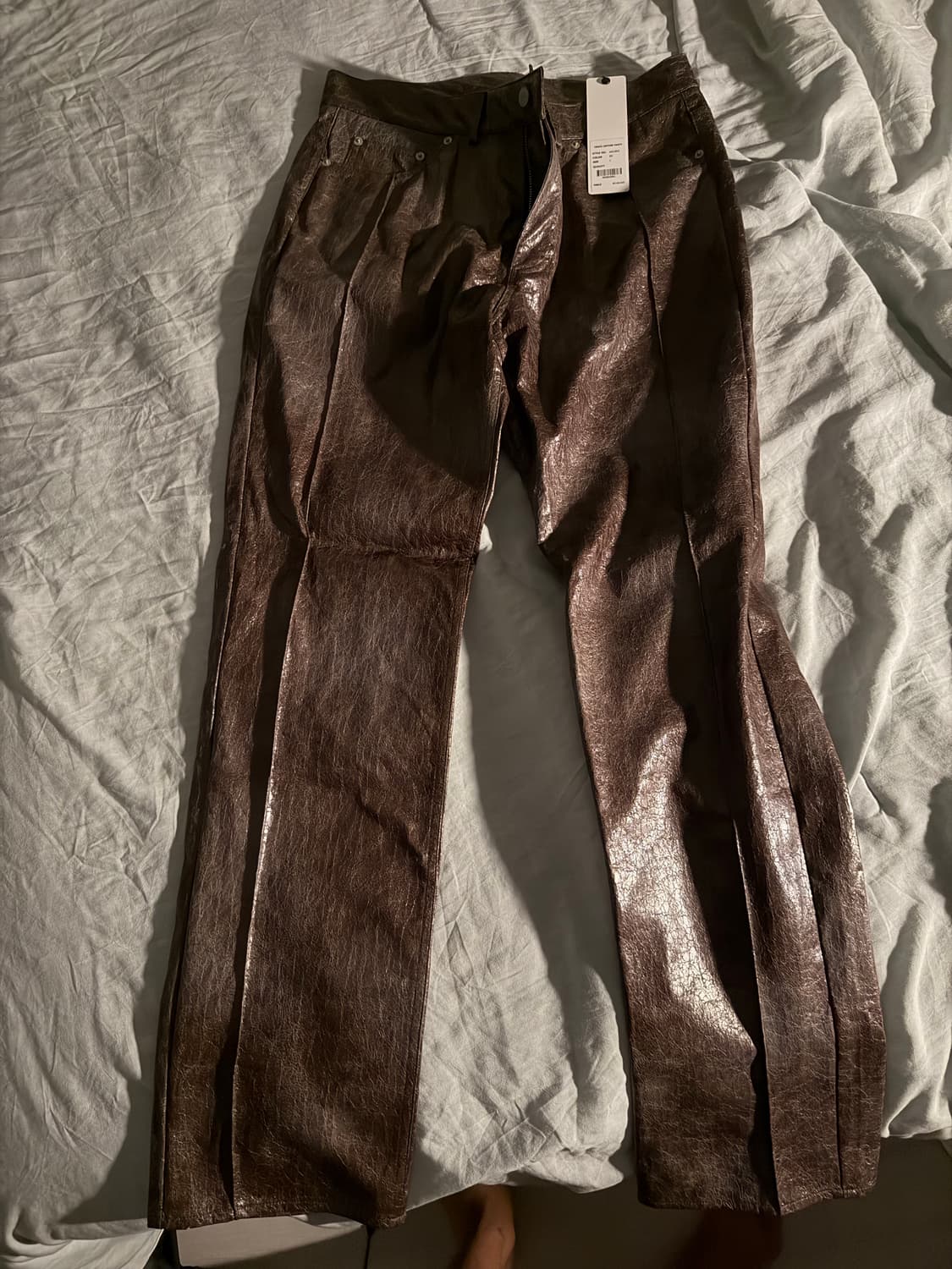 갈색 가죽바지 팝니다 상품이미지3