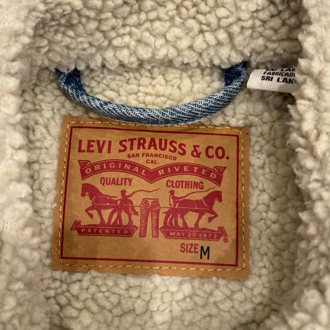 LEVIS 리바이스 스톤 쉐르파 데님 자켓 상품이미지9