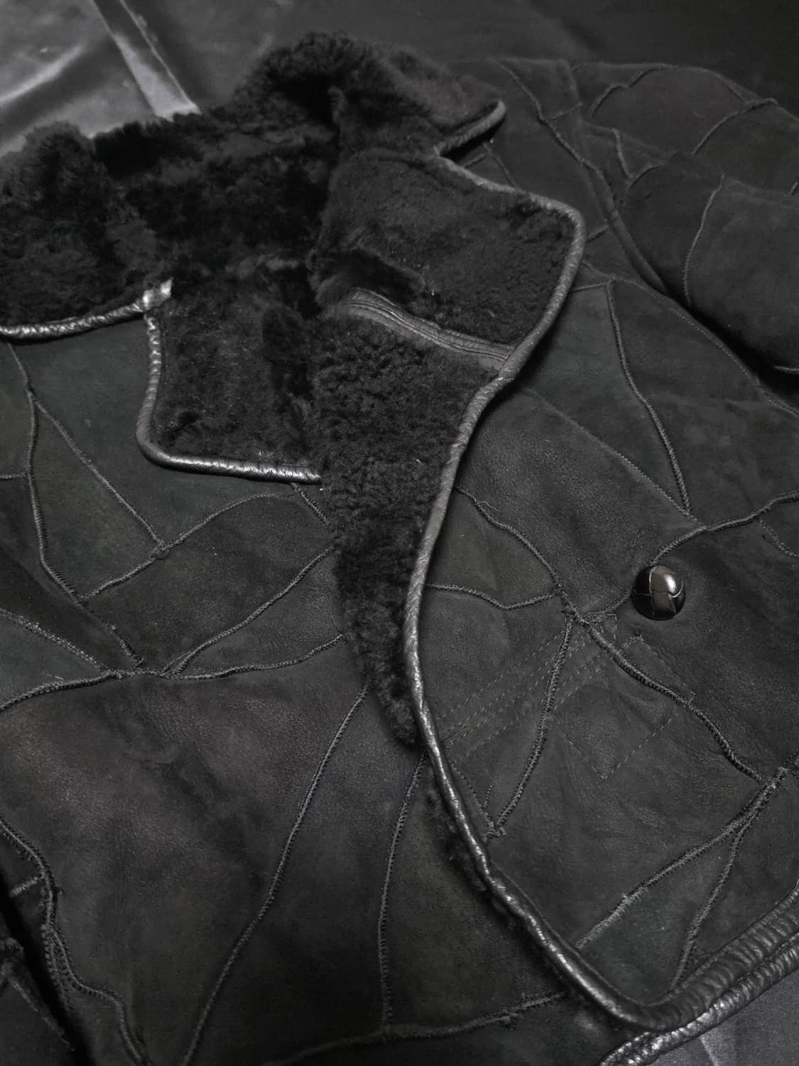 크롭 기모 무스탕 상품이미지4