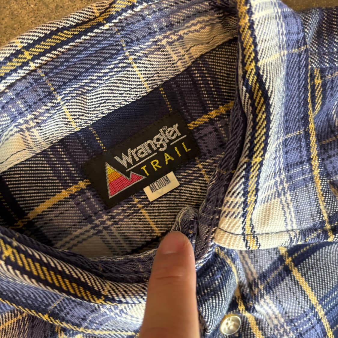 올드 랭글러 헤비코튼 체크셔츠 상품이미지3