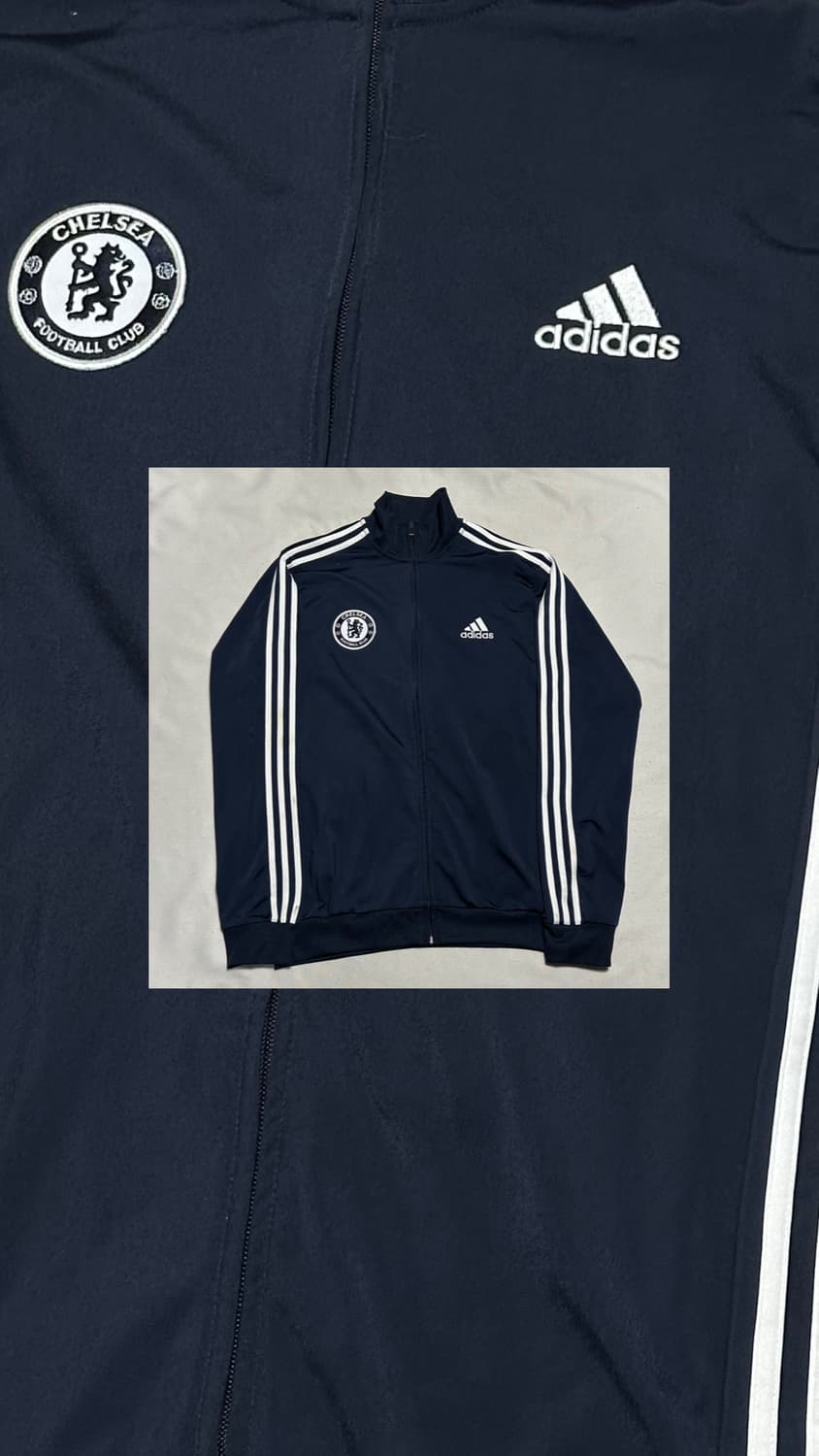 아디다스 네이비 첼시 트랙탑 상품이미지1