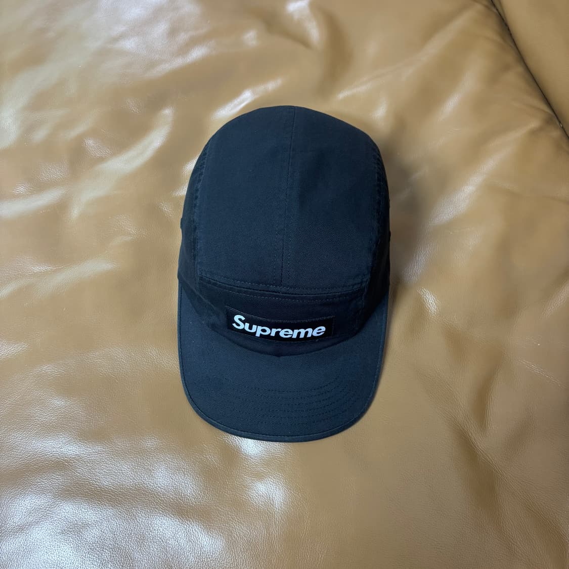 Supreme 슈프림 워시드 블랙 캠프캡 모자 (Washed Black) 상품이미지5