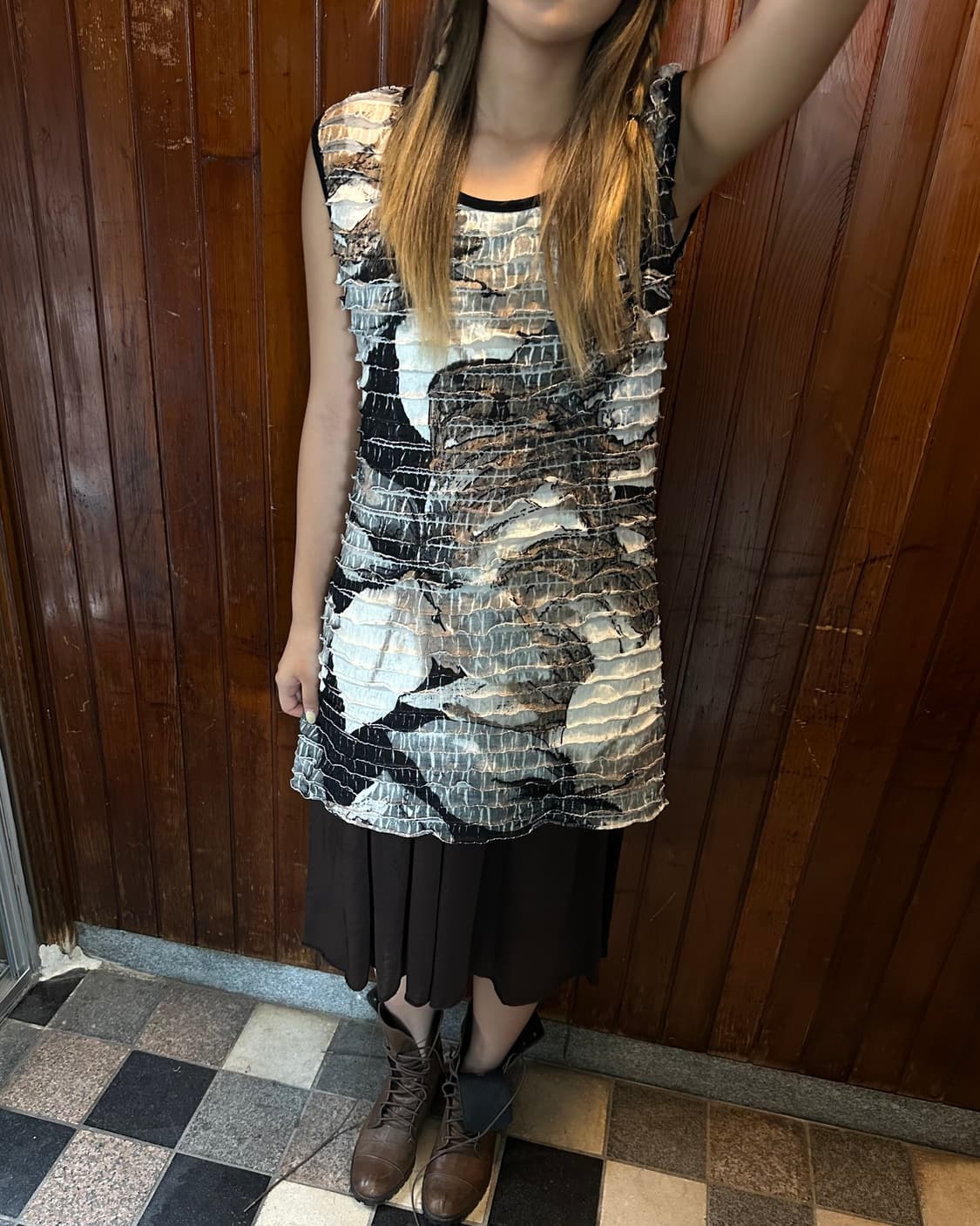 printing sleeveless 상품이미지7