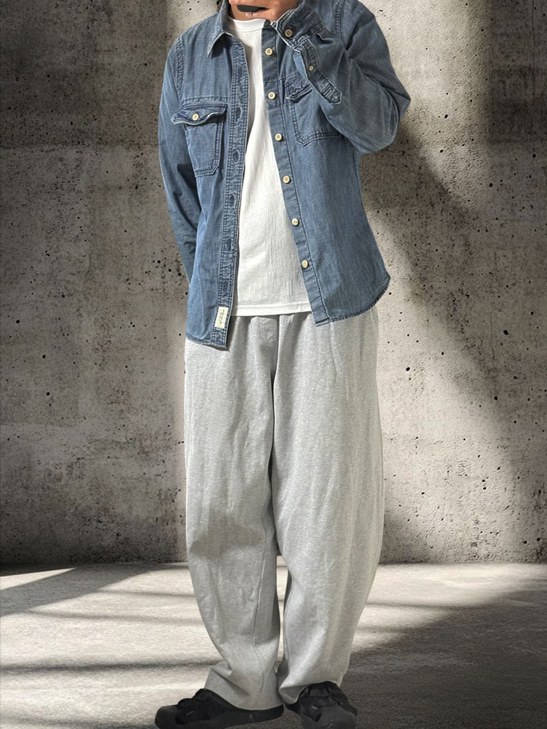 Abercrombie 아베크롬비 데님 셔츠 상품이미지2