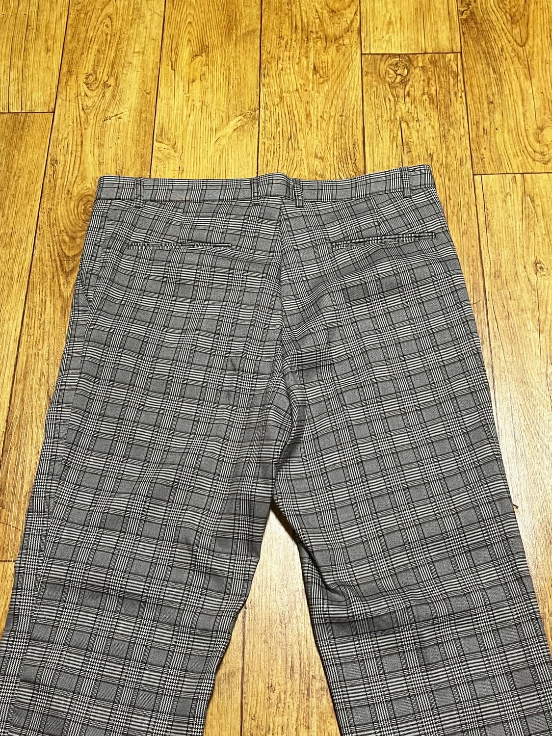 ESN 체크패턴 트라우저 슬랙스 XL 브라운 상품이미지7