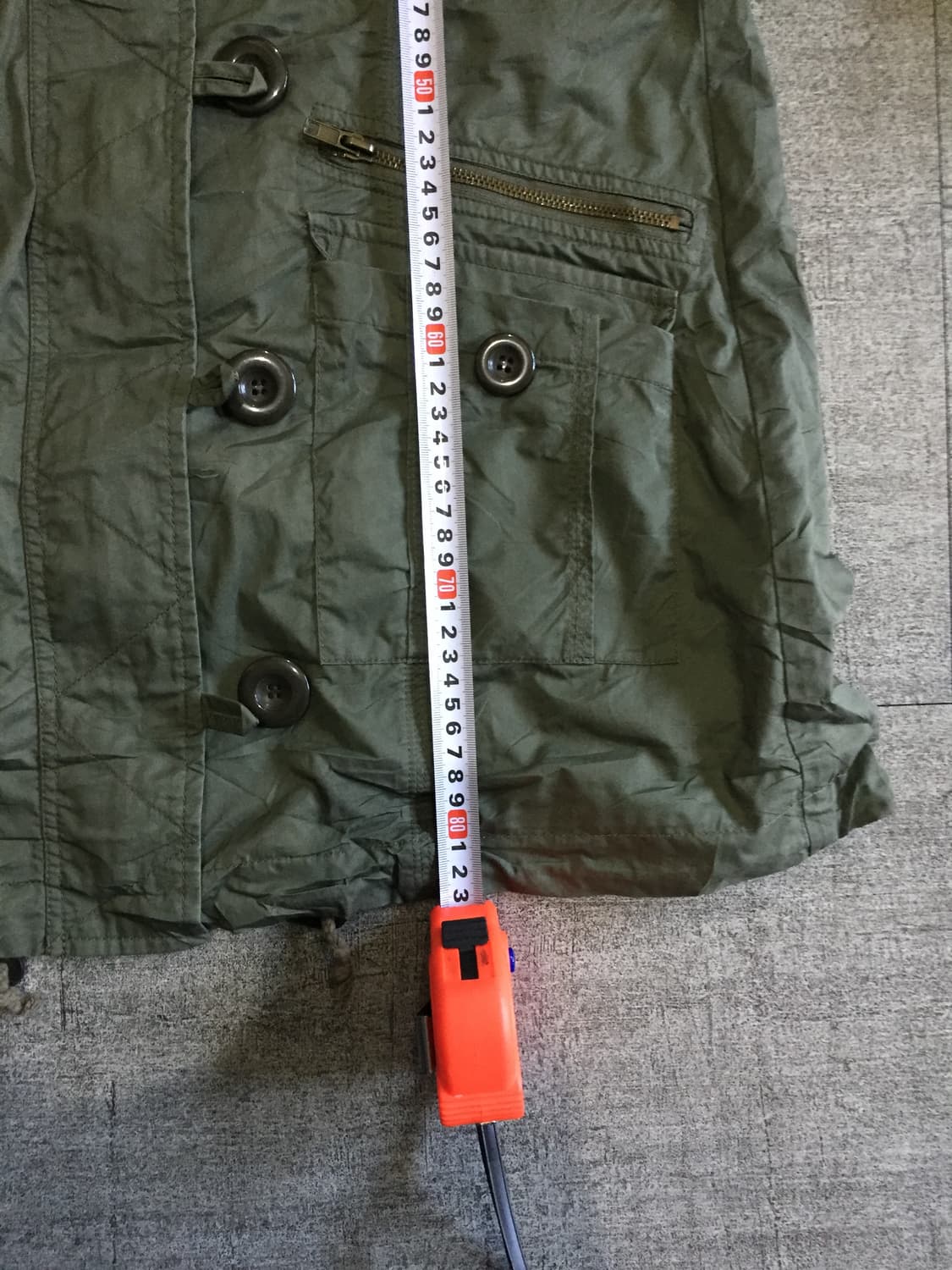 일본빈티지 Oscope 오리엔탈펑크긱시크y2k 사파리후드자켓 상품이미지4