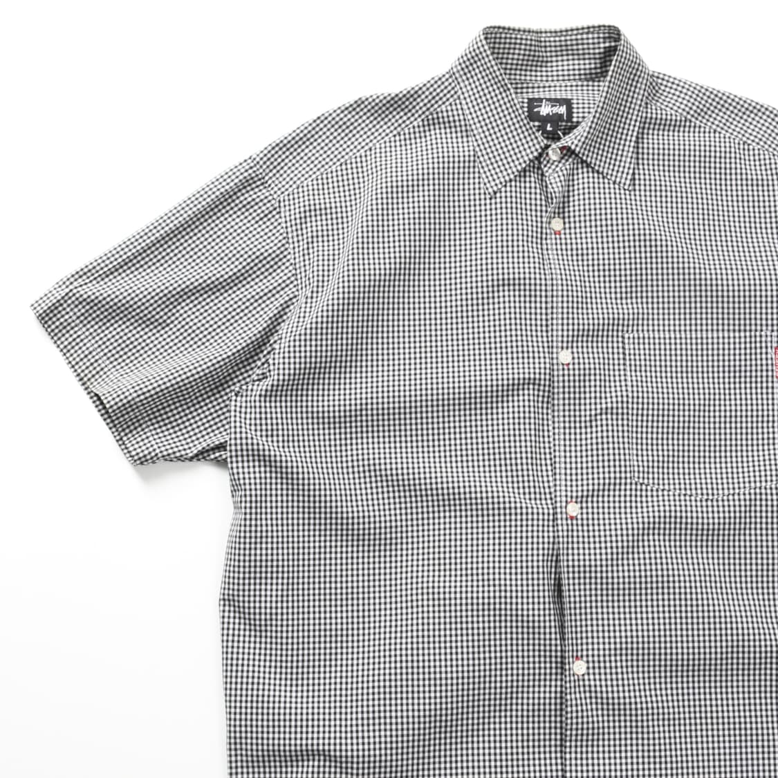 made in USA 00s 스투시 하프셔츠 상품이미지2