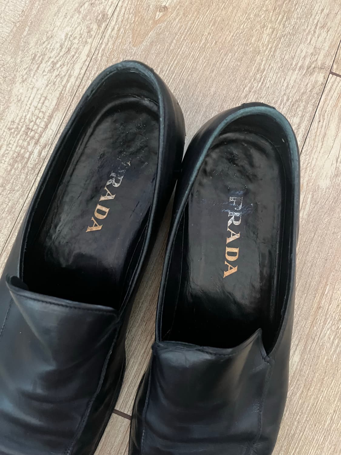 프라다 레더 로퍼 상품이미지4